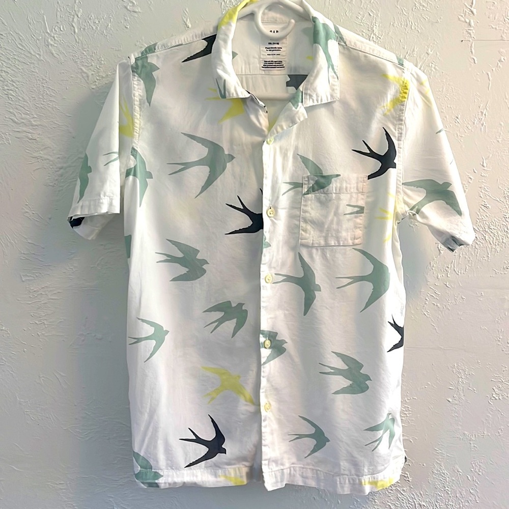 Gap Teens Buttondown Shirt Organic Cotton